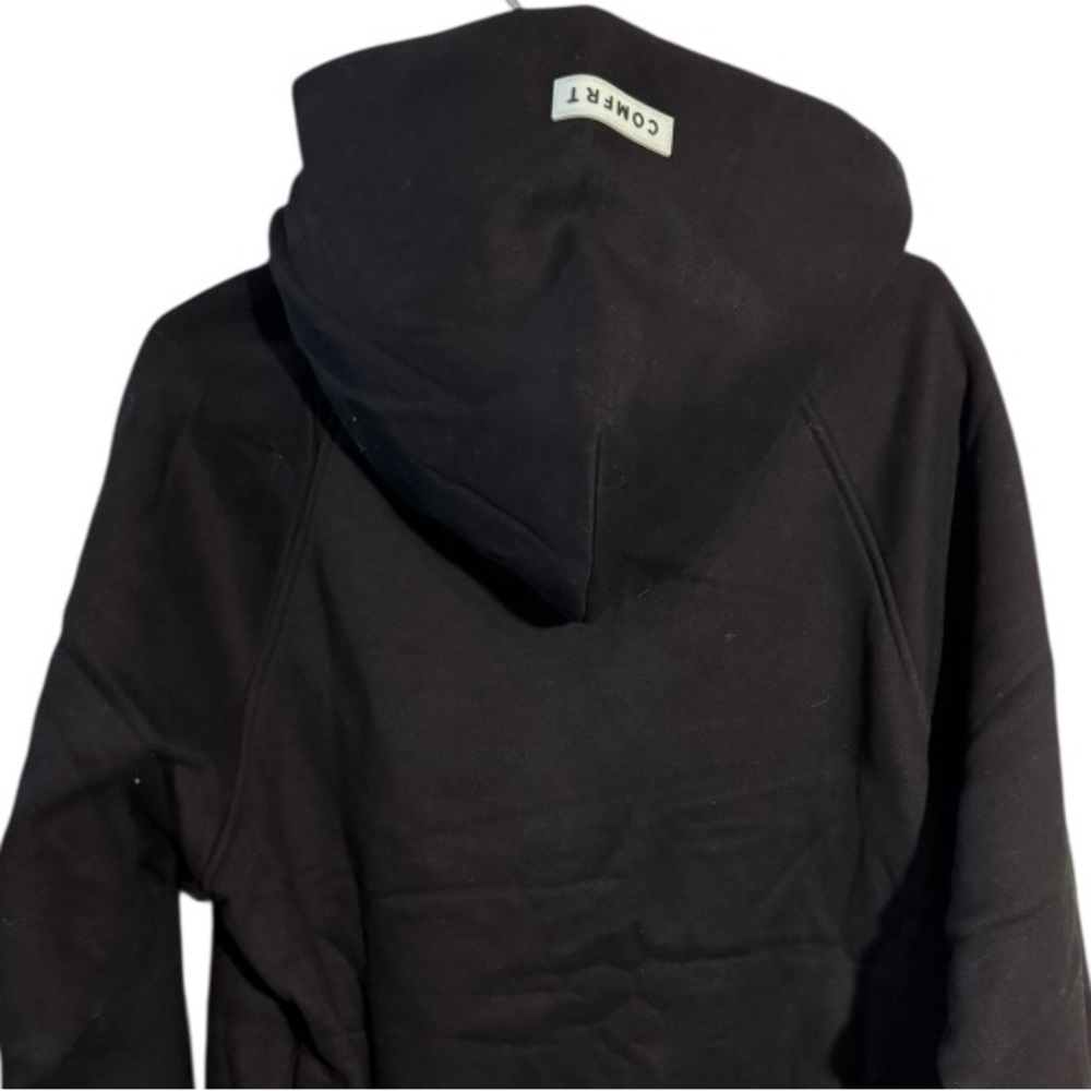 Comfrt Women's Black Hoodie - Picture 9 of 12